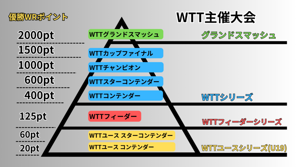 WTT主催大会一覧